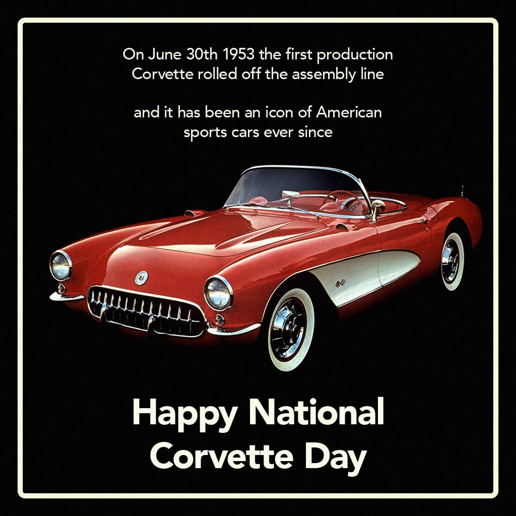 In production since this day in 1953, the Corvette is the world’s longest-running, continuously produced passenger car. Originally unveiled by General Motors as a ‘dream car’, when the first Corvette rolled off the line 70 years ago in Flint Michigan, it was born an icon.