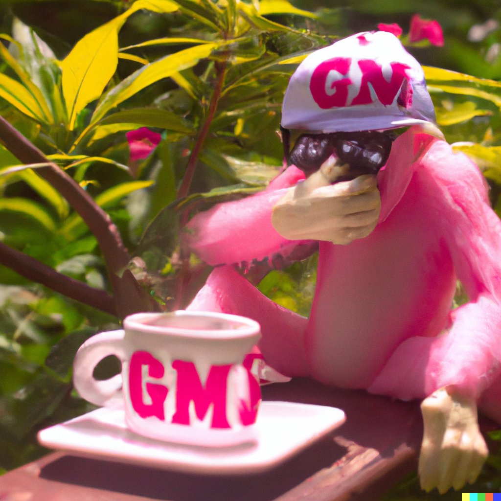 GM GM frens ☕️💛

Happy Friday everyone 🍹 Enjoy this day, be grateful, have some fun 😜 Let's make the magic 🪄 🐒