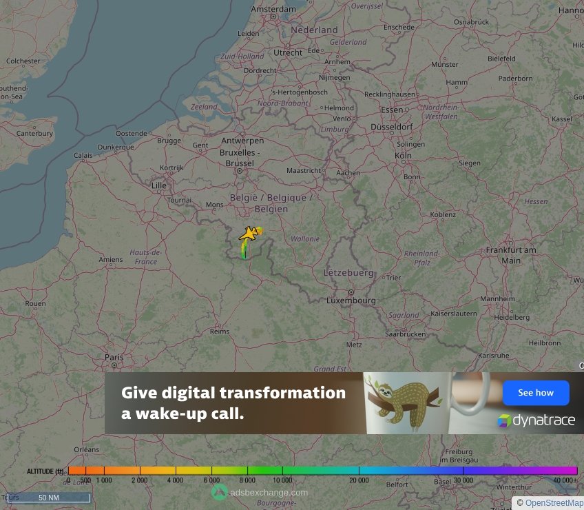 IntelskyB's tweet image. 🇧🇪 Belgian Air Component ✈️ F16 ( General Dynamics F-16AM Fighting Falcon ) (FA-97, #44F127) as flight #STING31 was just spotted over 🇧🇪 Namur, #Belgium at ☁️ 3900 ft.

🔴 Live tracking:
global.adsbexchange.com/?icao=44F127

🖼️ by doppio.sh