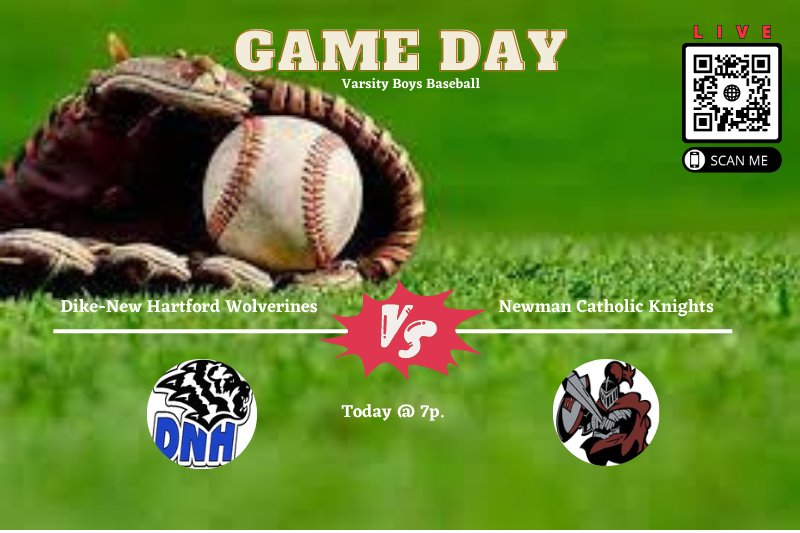 State210's tweet image. High School Baseball
Dike-New Hartford vs. Newman Catholic
Wolverines @ Knights
🕐Today @ 7p.
🎦 Live Stream : bit.ly/43gWQft

@NewmanKnights @_Newmanbaseball @NewmanScore @Newman_AD @maxeburt @DTaylor_23_