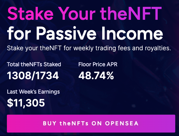 Our NFTs was inspired by <a href="/ThenaFi_/">THENA</a>'s theNFT:

- theNFT floor price is up 3x from the OG mint price
- printing 49% APR relative to the floor price, or 147% of mint price!

We believe incorporating NFTs within DeFi is the future. Bringing both worlds together!