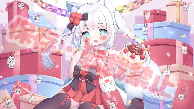 素敵なライバー様のバースデーイラストを描かさせて頂きました🎂
おめでとうございます♡♡ 