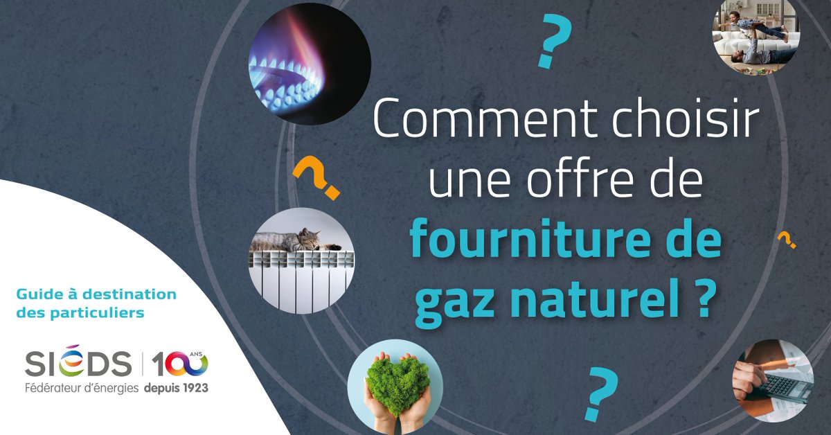 La fin des tarifs réglementés de vente sur le gaz est fixée aujourd'hui. Les consommateurs jusqu’alors concernés doivent souscrire une nouvelle offre de gaz naturel au prix du marché

Le SIEDS met à disposition un guide pour les orienter dans leur choix :
sieds.fr/download/85/pl…