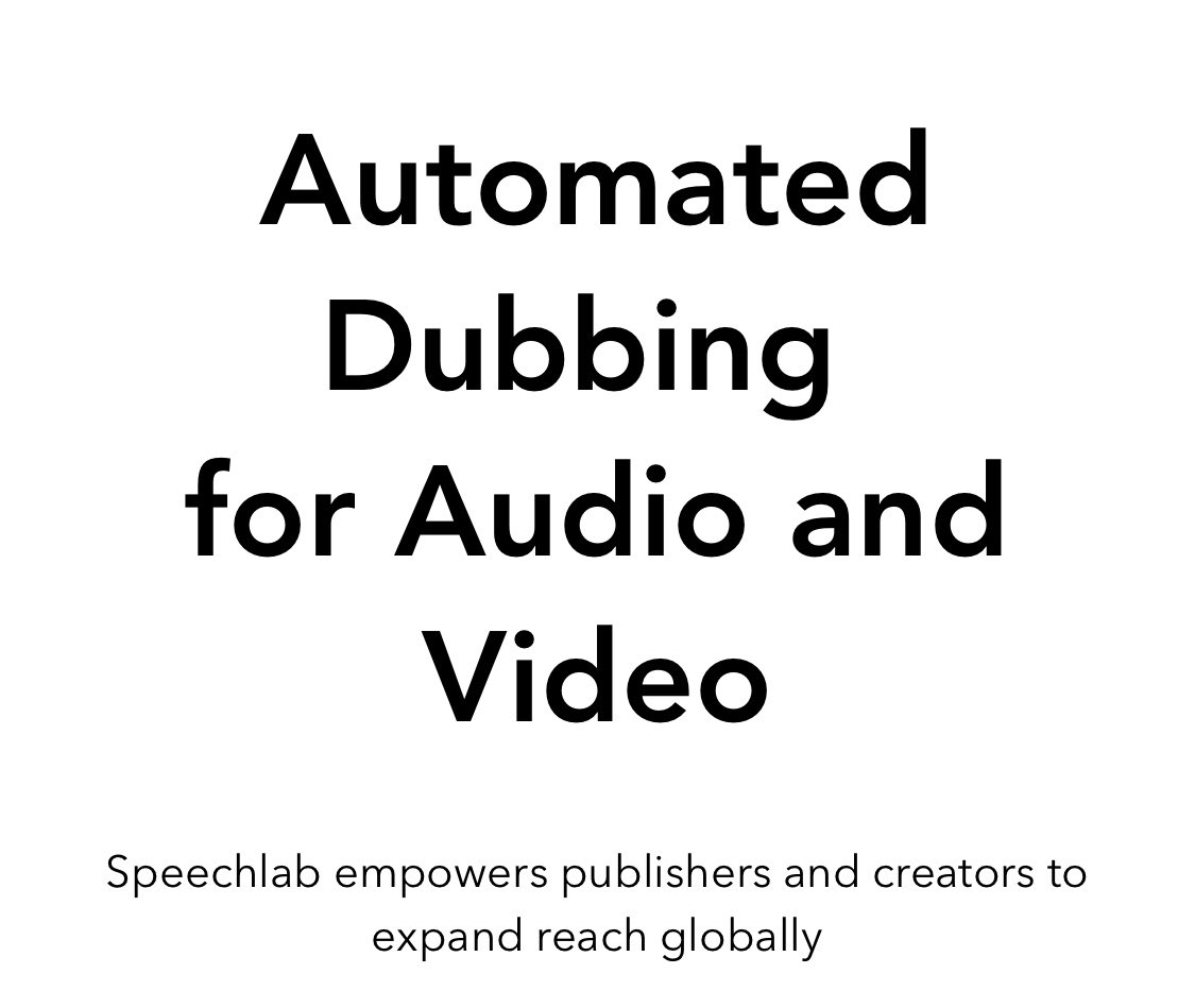 youtechrive's tweet image. Automated Dubbing  for Audio and Video AI Tool - Day 18

#aifreetools #freeaitools #aiartgenerator #aitools #freetools #TheCreator #contentcreator