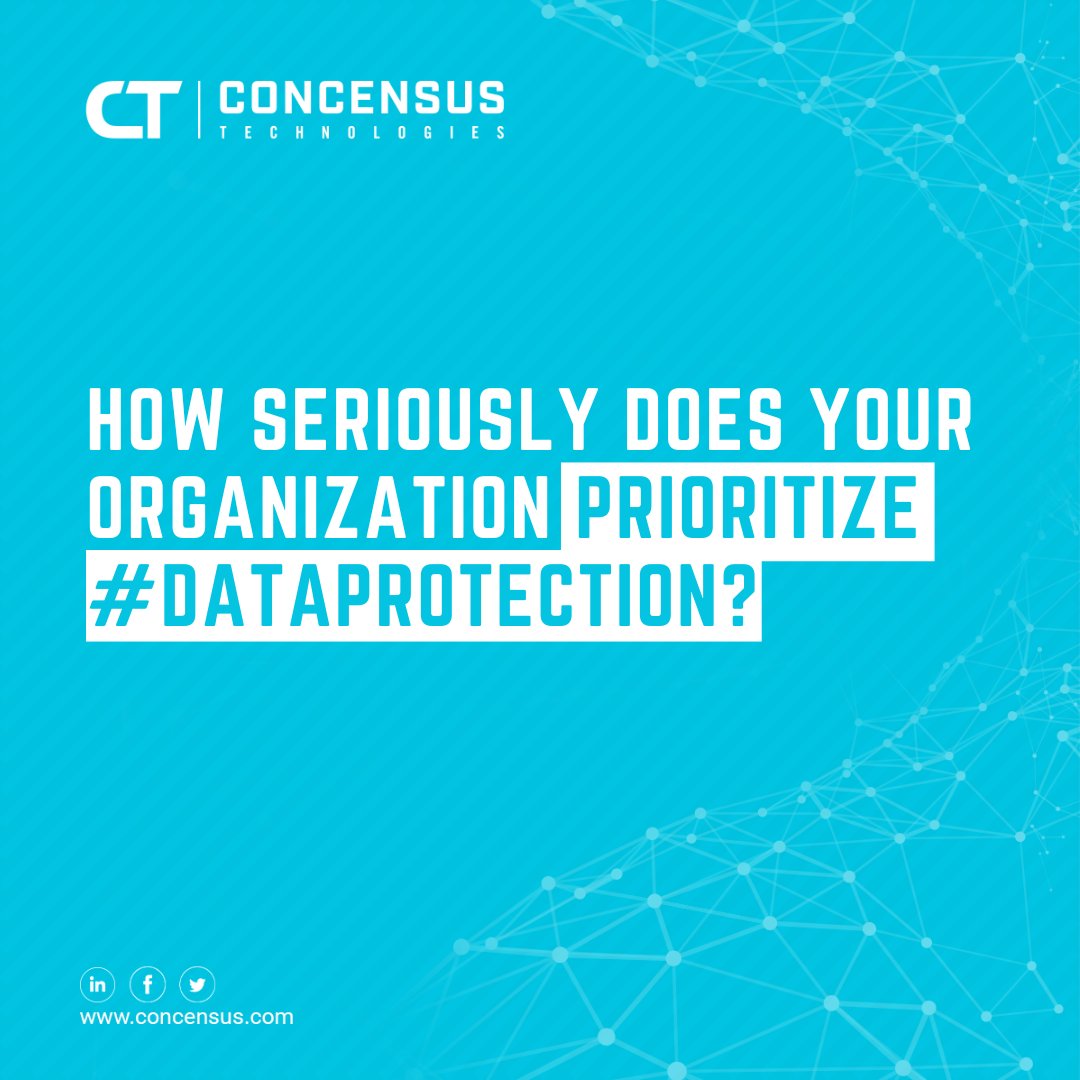 ConcensusIT's tweet image. How seriously does your organization prioritize #Dataprotection? Let's discuss best practices for safeguarding your data, including encryption, access controls, and regular backups. Share your insights!
#datasecuritytips #cybersecurity #encryption