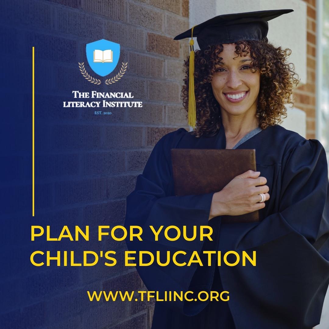 Saving for your kid's education is an important. Explore college savings plans, scholarships, and grants. How are you saving for your children's education? 

Connect with us: linktr.ee/tfli
#TFLI #financialliteracy #CollegeSavings #EducationFunding 🎓💰