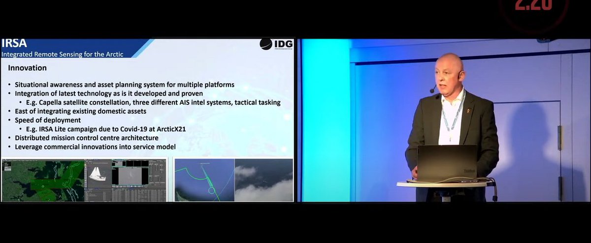 ArcticX_IDG's tweet photo. IDG was selected as one of 10 finalists for this year's NATO Innovation Challenge. It was a pleasure presenting Integrated Remote Sensing for the Arctic's (IRSA) services and capabilities in Nuuk, Greenland, last week.

Stay tuned for more IDG news! https://t.co/TsT2jqG3Wf