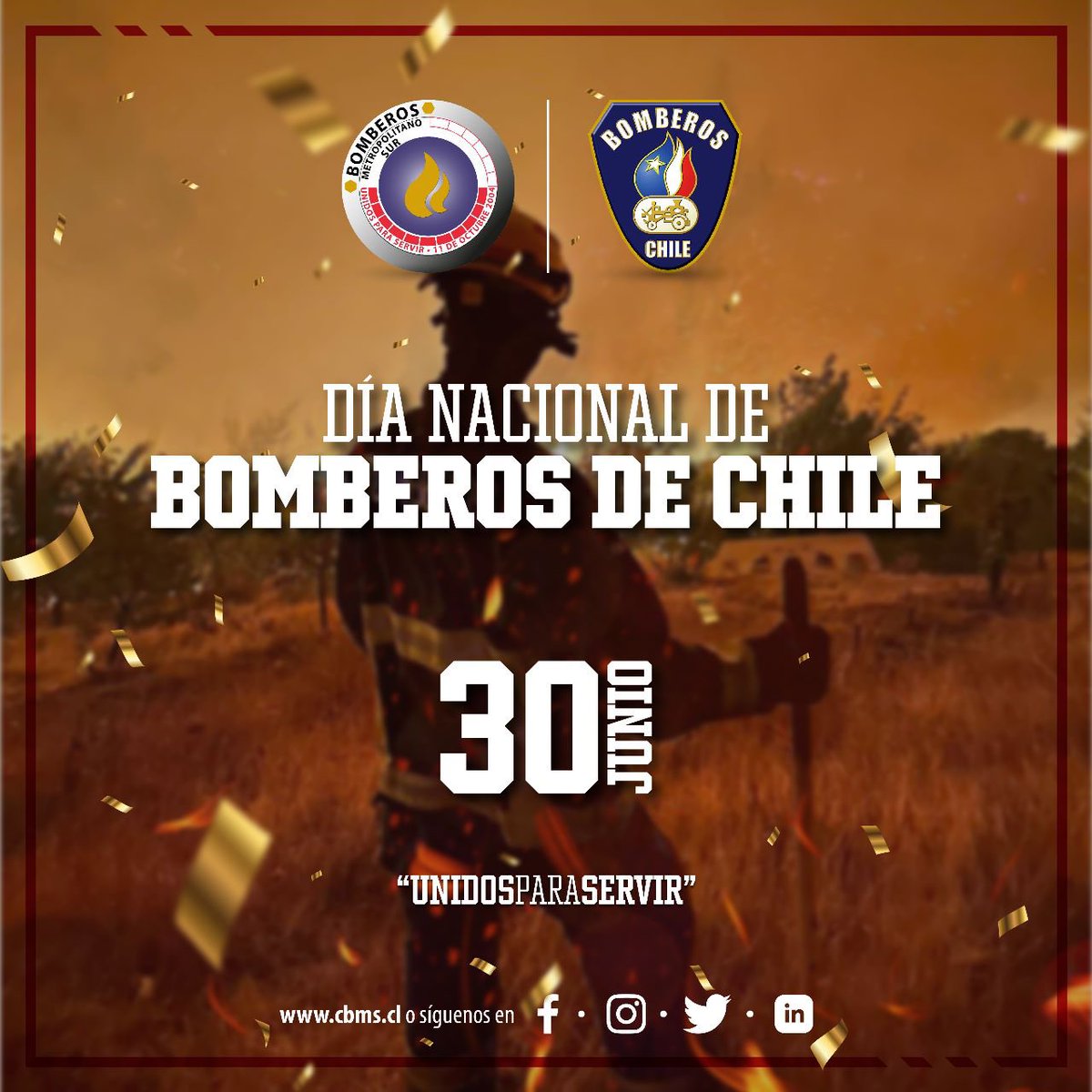 Bomberos Metropolitano Sur tweet media
