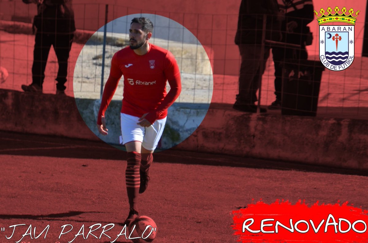 /𝙍𝙀𝙉𝙊𝙑𝘼𝘾𝙄𝙊́𝙉/ Nuestro jugador Javi Parralo, continua otra temporada más en el Abarán C.F.
Uno de nuestros capitanes seguirá por quinta vez consecutiva vistiendo la camiseta del Abarán C.F.
🔴⚫#VamosAbaran