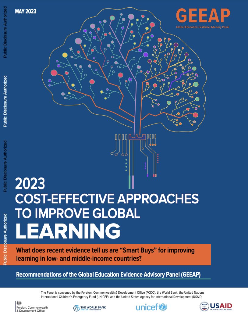 #LearningTeams highlighted as promising approach to improve learning in <a href="/GEEAP_/">Global Education Evidence Advisory Panel (GEEAP)</a> new "Smart Buys" report. 

Read more --&gt;bit.ly/46ozqqV