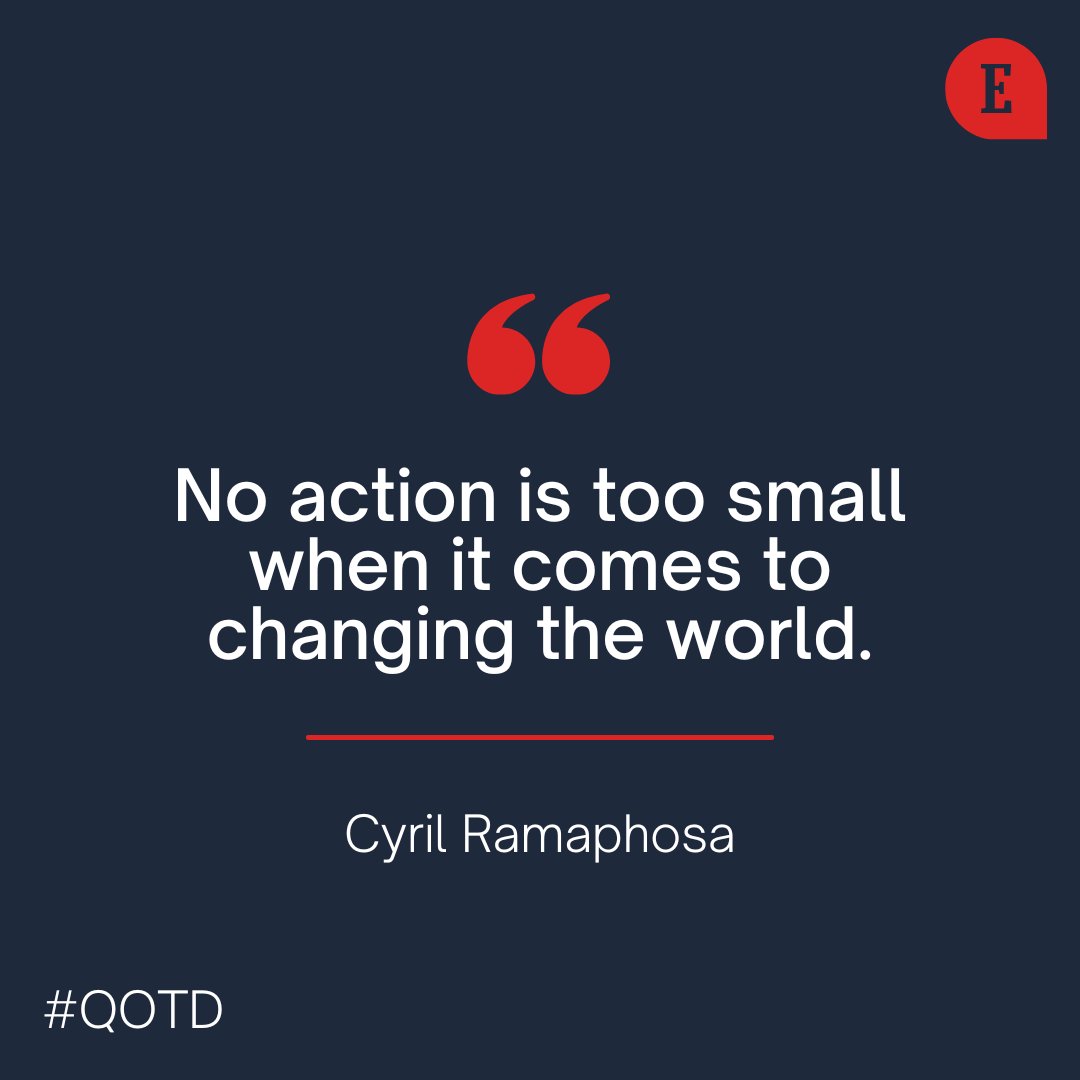 No matter how small they may seem, your actions might be inspiring others. #QOTD