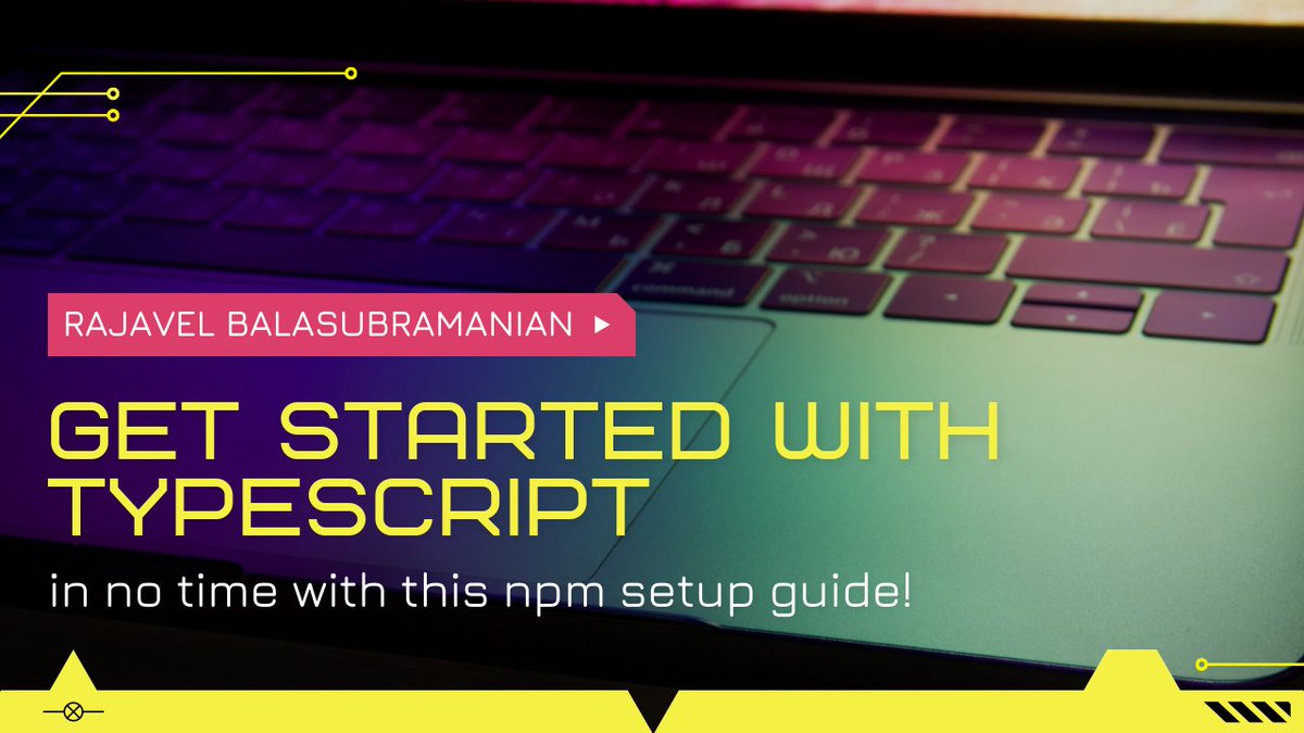 RajavelTechie's tweet photo. Jumpstart Your TypeScript Journey with this Quick npm Setup Guide!
https://t.co/2JtCCl3CSE

#typescript #npm #NodeJS #javascript #typescriptsetup #typescriptwebdevelopment #typescriptbasics #typescriptforbeginners #typescriptbuild #typescriptmodules https://t.co/cdnTGztZHF