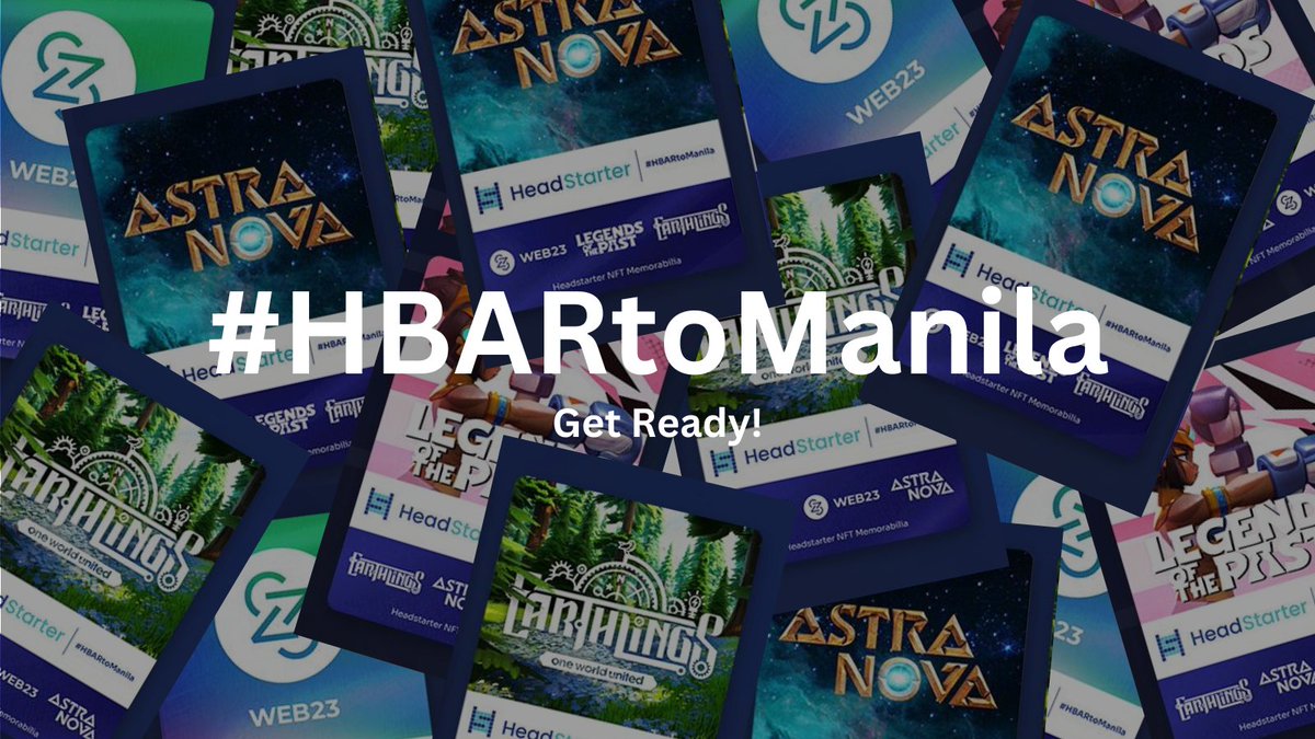 🚨 It’s official🚨
The #HBARtoManila campaign is going full steam 🚂ahead to the El Dorado of GameFi, The Philippines 🇵🇭

We’re ensuring the wide #HBARbarian family is more immersed than ever into #Hedera IRL events!

Learn more medium.com/headstarterorg…