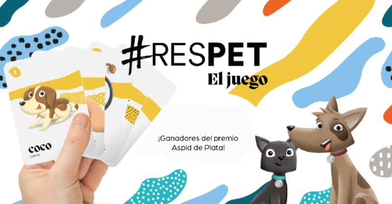ZoetisEsp's tweet photo. Nos llena de orgullo que nuestra campañas #RESPET "El Juego" para concienciar sobre la tenencia responsable y el amor a las mascotas 🧡🐶, haya sido reconocida en los premios #ASPID 🏅