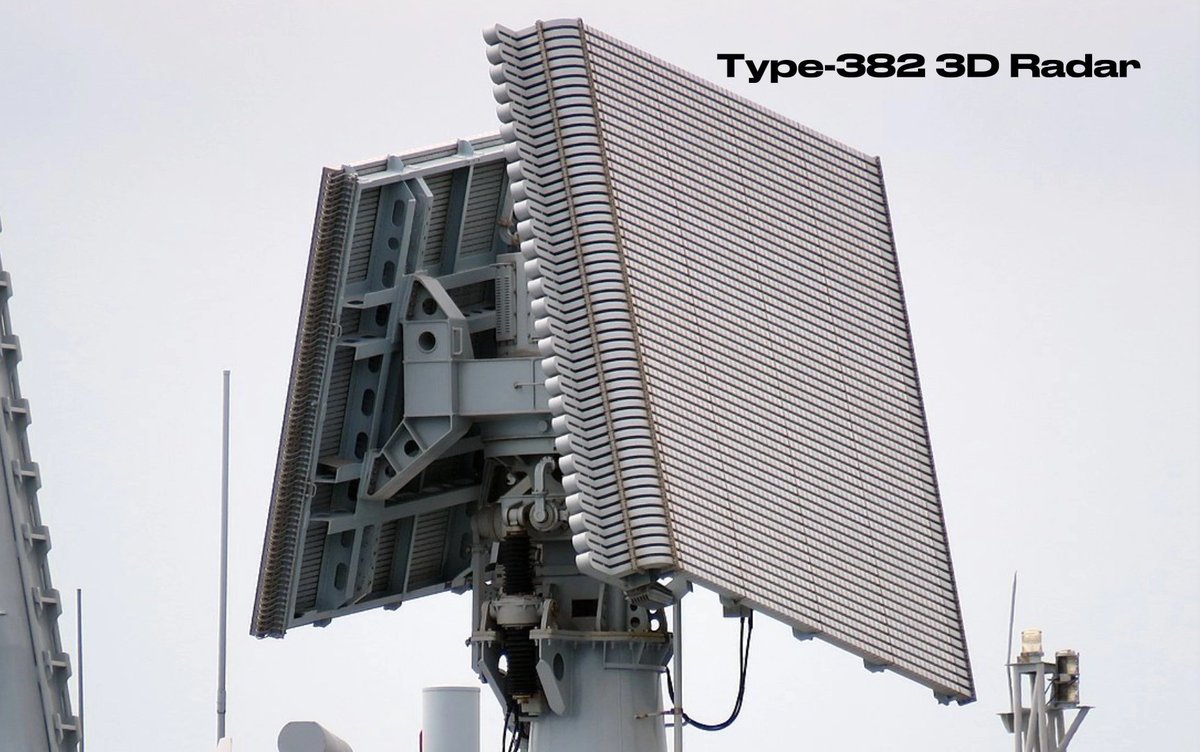 Gemi güçlü Type 346 radar S-bandı AESA radarı ve Type 382 Radar 3 boyutlu arama radarı ile donatılarak güçlü bir görüş kabiliyeti kazanmıştır.