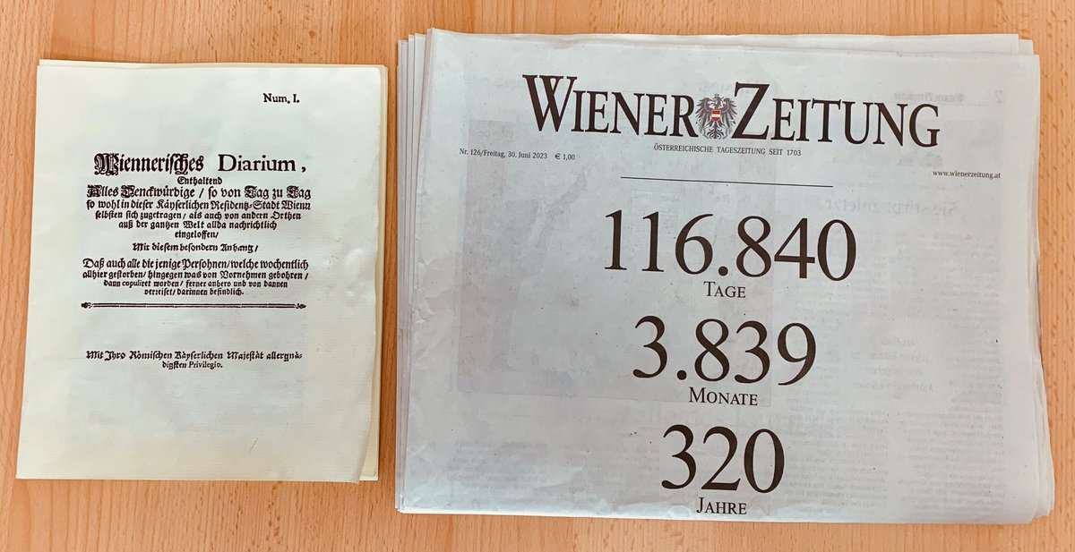 Farewell to our friends at <a href="/WienerZeitung/">WZ | Wiener Zeitung</a> and thank you for the outstanding reporting over the last 320 years!
