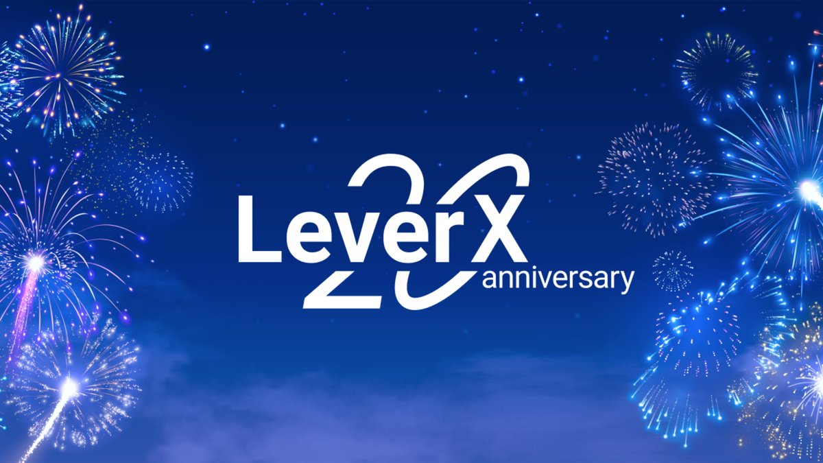 LeverX feiert sein 20.Jubiläum! 🎉
Dr. Victor Lozinski, Mitgründer und Vorsitzender des Vorstands: "Unser Erfolg wäre ohne Sie, liebe Kunden, Partner und das LeverX-Team undenkbar gewesen. Wir freuen uns darauf, auch weiterhin Innovationen voranzutreiben". bit.ly/43lwHfb