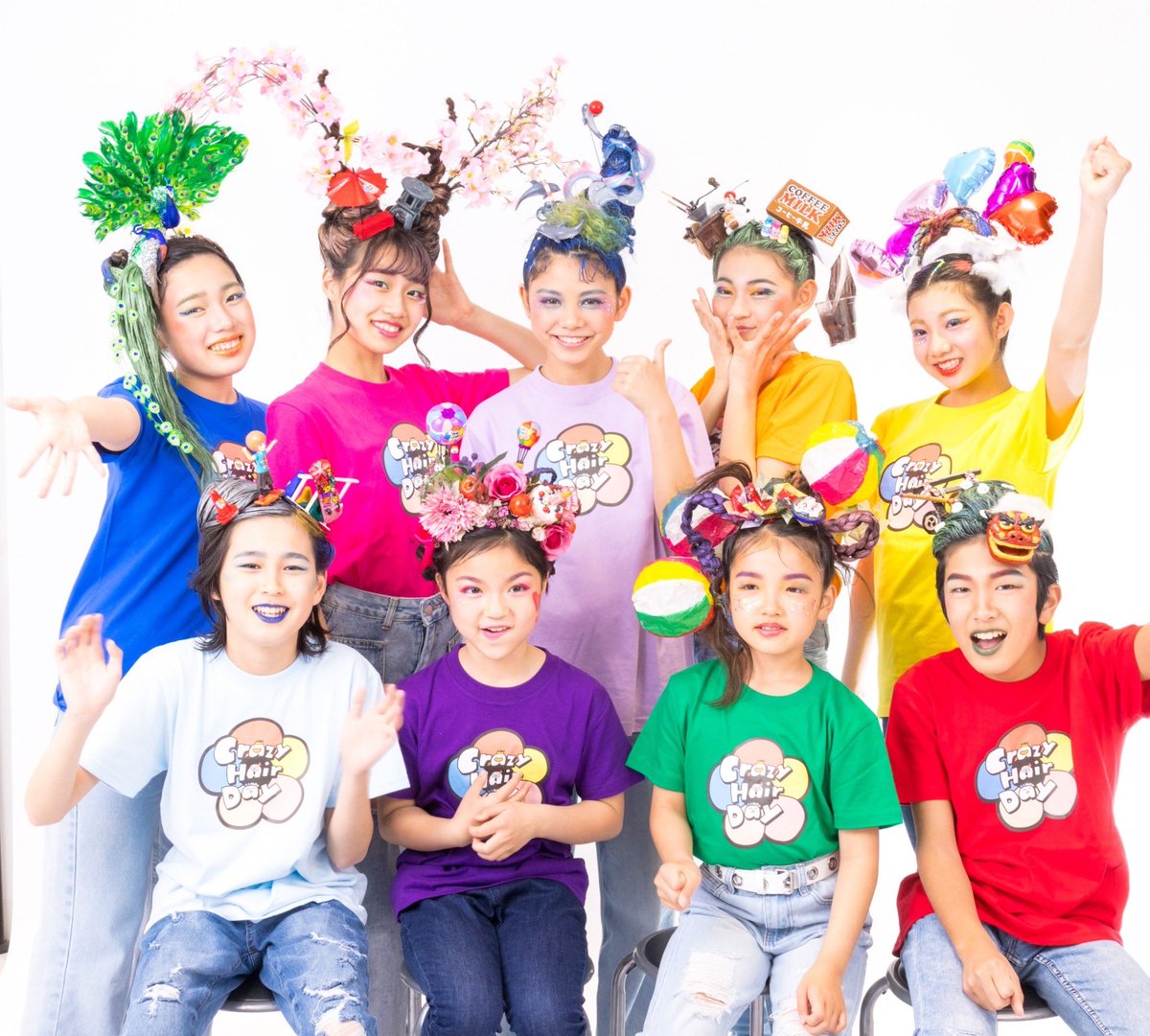 Crazy Hair Day JAPAN
<a href="/crazyhairday_jp/">crazyhairday_japan</a>
 
youtu.be/qBplpkPQlhQ

日本クレイジーヘアデー振興会
crazyhairday.jp

#crazyhairday 
#crazyhairdayjapan 
#クレイジーヘアデイ
#ヘアメイク
#emake
#emajiny
#カラーワックス
#コスプレ