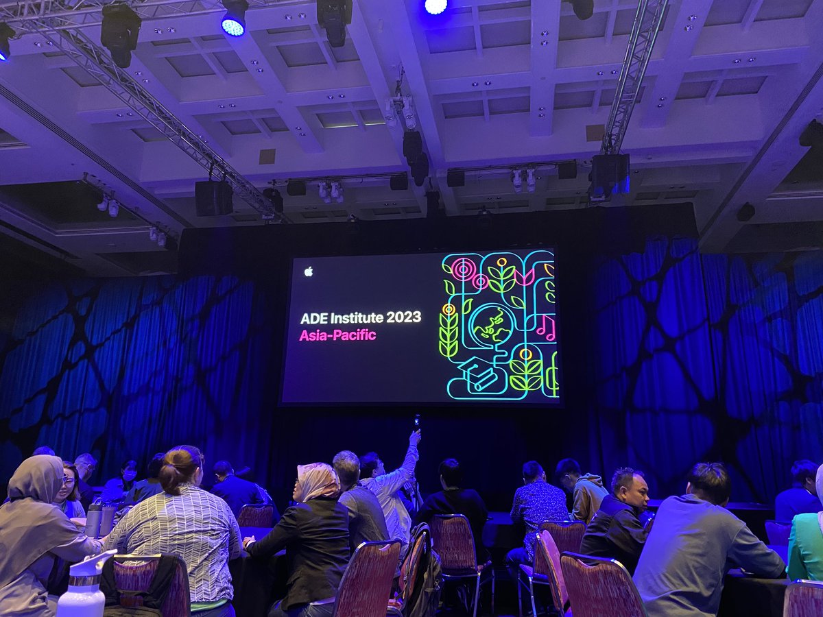 digitechcoach's tweet photo. Thanks to all the inspiring #ADE2023 people and @AppleEDU team who made this week possible. It was a great experience to share with you. I look forward to continuing our conversations and learning well into the future. https://t.co/i8WQEWg2Ae