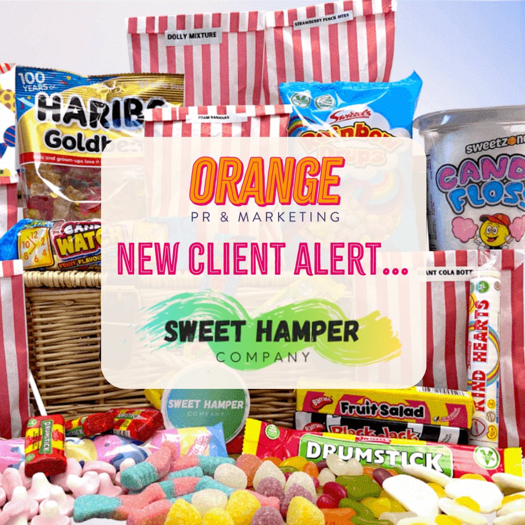 We are very excited to welcome a new client to Orange, sweethampercompany.co.uk🍬 Sweet Hamper Company provides sweet hampers, boxes, and more, filled with your favourite retro sweets, delivered right to your doorstep! 🤤🍬📰 #NewClient