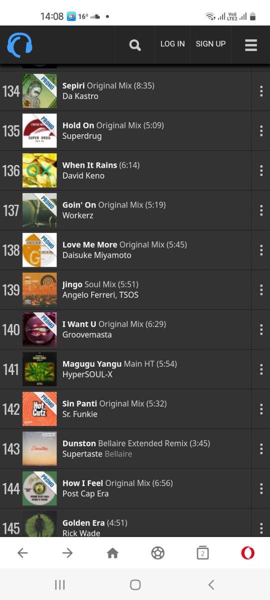 Number 134 on the weekend weapons, on traxsource
Here's the link:
traxsource.com/title/2048135/…

#sepiriep #afrohouse #traxsource