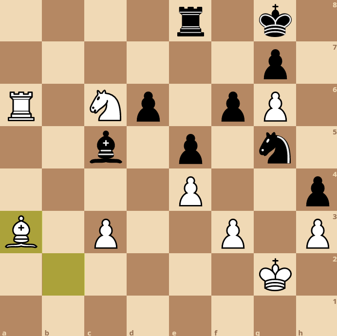 #quotichess <a href="/Cm1Cm2Pasteur/">Classe De CM</a> Nous avançons notre fou en A3....