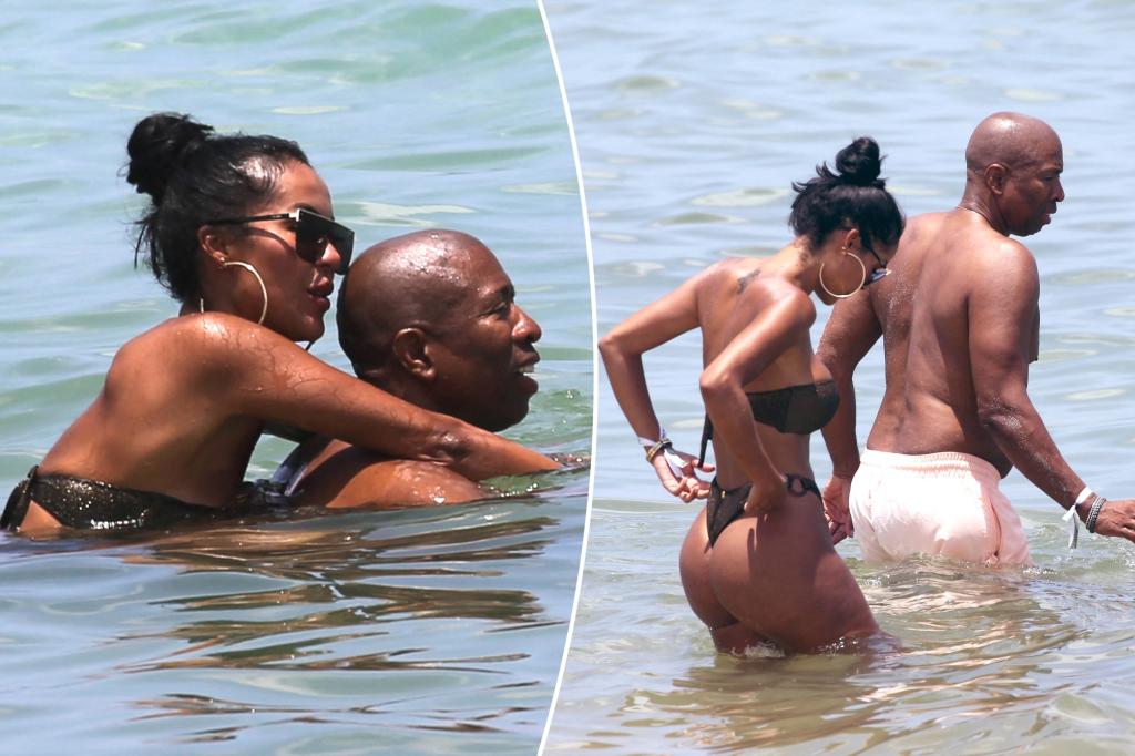 New york post on twitter: "kenny smith hits the beach with rumored model  girlfriend aline bernardes https://t. Co/jhgrhegtyj https://t. Co/qmovldpsd5"  / twitter