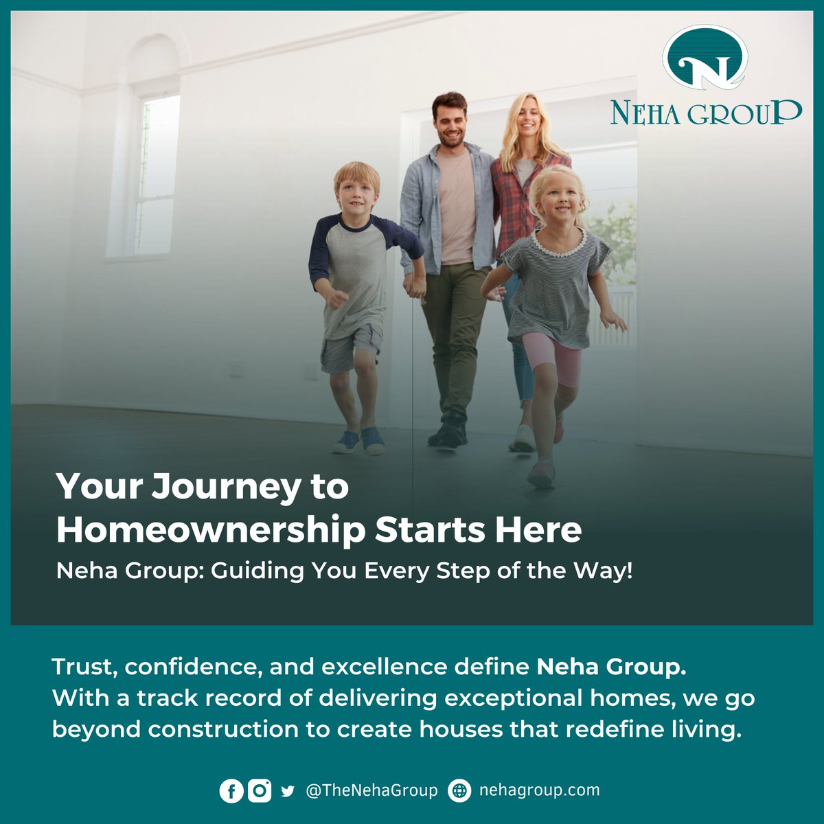 thenehagroup's tweet photo. Embark on your journey to homeownership with #NehaGroup. Our commitment to quality, trust, and excellence will guide you every step of the way. Discover the perfect home that fulfills your #dreams and aspirations.
.
Call us now on +91 8080266910 for enquiries.
#Mumbai https://t.co/vD24QHm4pf