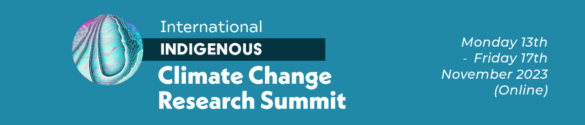 International #IndigenousPeoples Climate Change Research Summit (online), #ClimateJustice, call for abstracts: iiccrs.ac.nz, hosted by <a href="/NgaPaeotM/">NgāPaeoteMāramatanga</a>. What a coalition and solidarity building and powerful gathering this will be! Definitely apply!