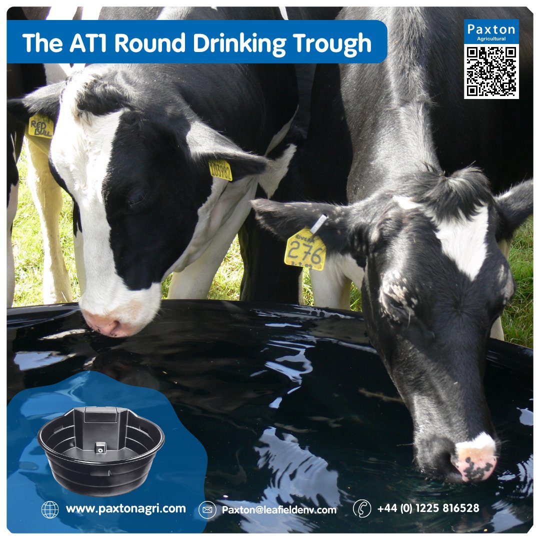 paxton_agri's tweet photo. Paxton’s range of Round Drinking Troughs are designed especially for large herds of dairy cows and beef cattle located in large open areas. 🐄🐮
Find out more: 👇
https://t.co/PBDqL7fso7
#farming #agri #smallhold #countrylife #UKFarming #watermanagement #livestock #Cows https://t.co/y2rFJT6Z7t