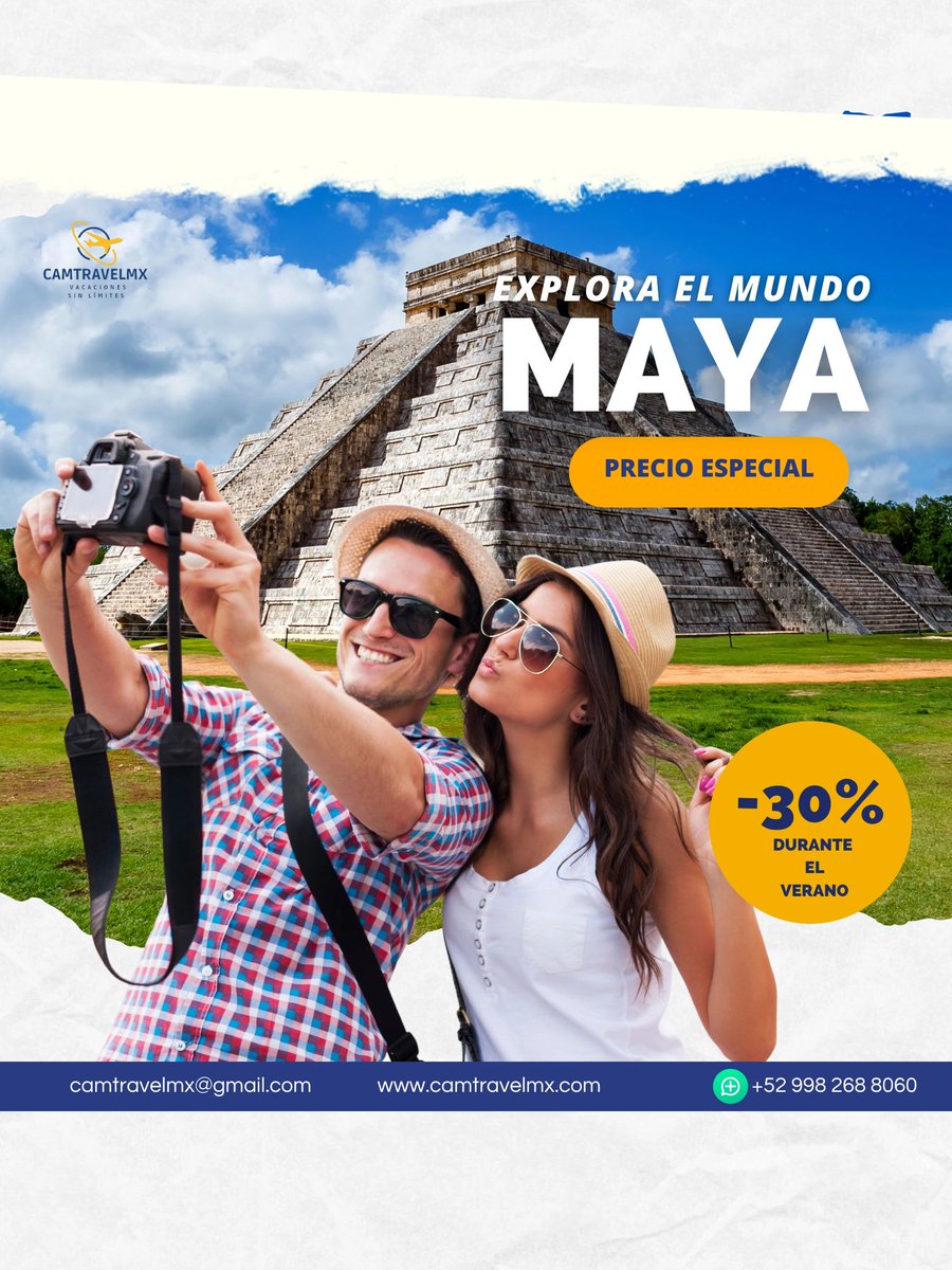 CAMTRAVELMX's tweet photo. Reserva ahora y asegura tu escape perfecto!
#vacacionesenfamilia
#ViveViajando

#VacacionesenRivieraMaya
#escapeparadise
#ViveViajando
#PromociónEspecial
#luxurygetaway
#escapeparadise
#caribbeanvacation
#travelgoals
#instatravel
#Verano2023
#viajar
#agenciasdeviajes https://t.co/mUxf3oE6it