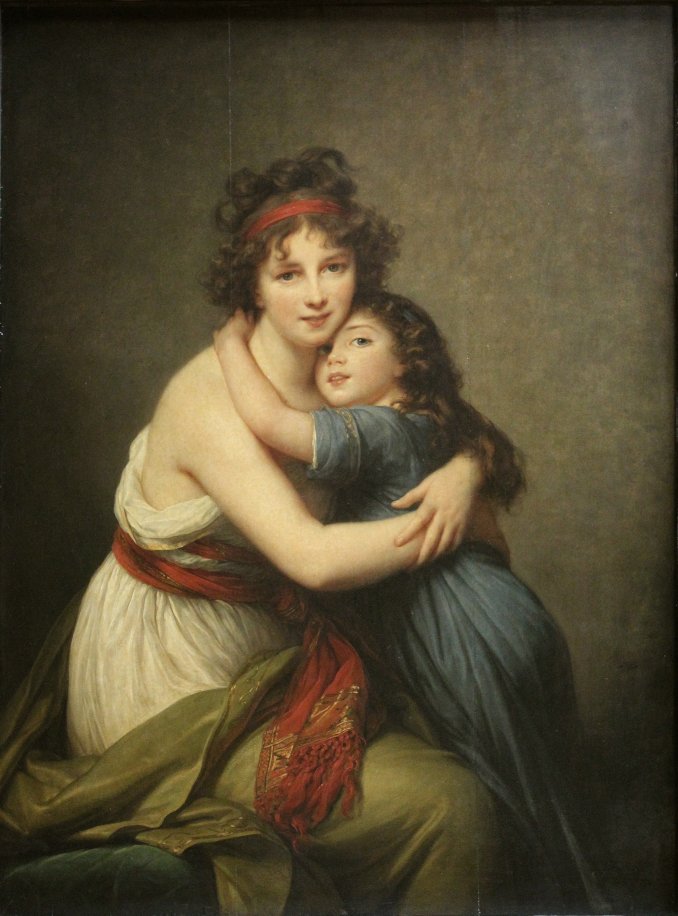 MOTHER & DAUGHTER - #artist 
#ElisabethVigeeLeBrun #VigeeLebrun 
#motherdaughter #family #love 
#WomensArt #Peace