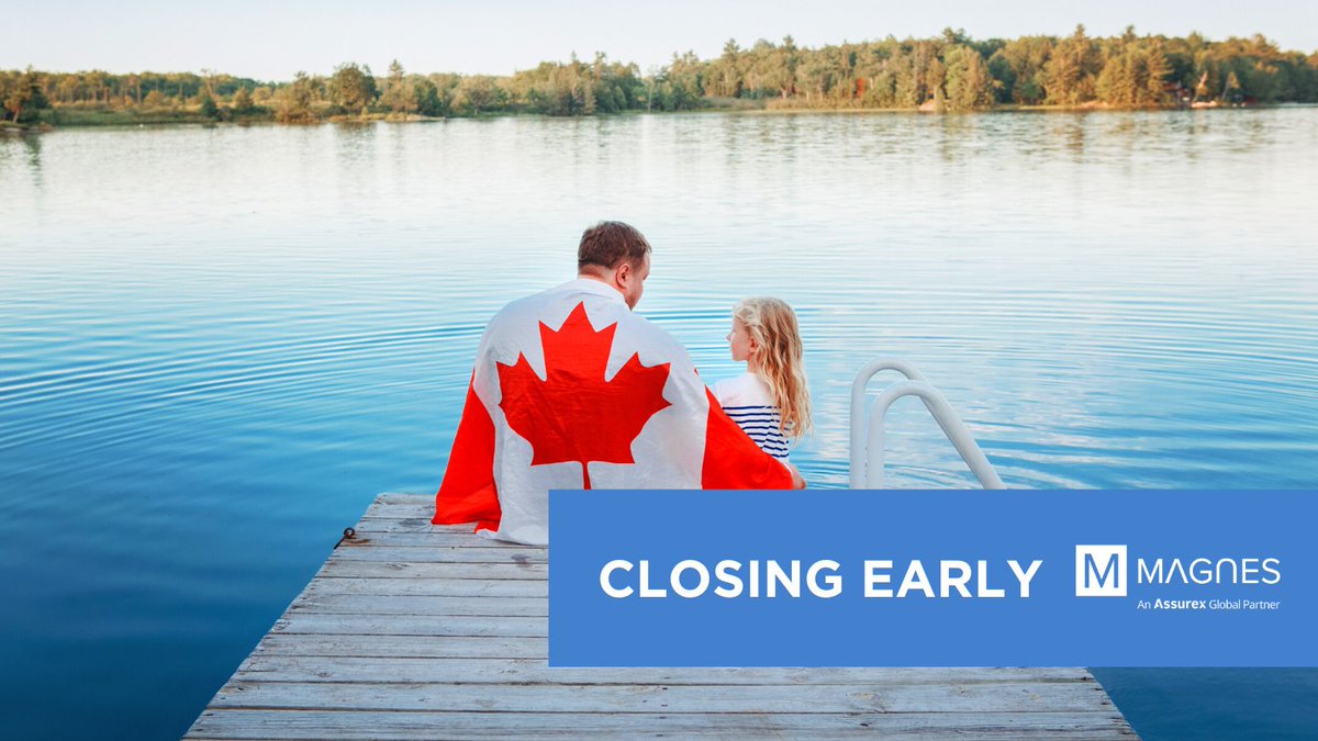 We're closing our offices at 3pm today to allow our teams to gather for the Canada Day long weekend with friends and family. 🇨🇦 We'll be closed Monday, July 3rd, returning on July 4th.  

You can continue to report claims 24 hours a day by calling 1-800-650-3435.