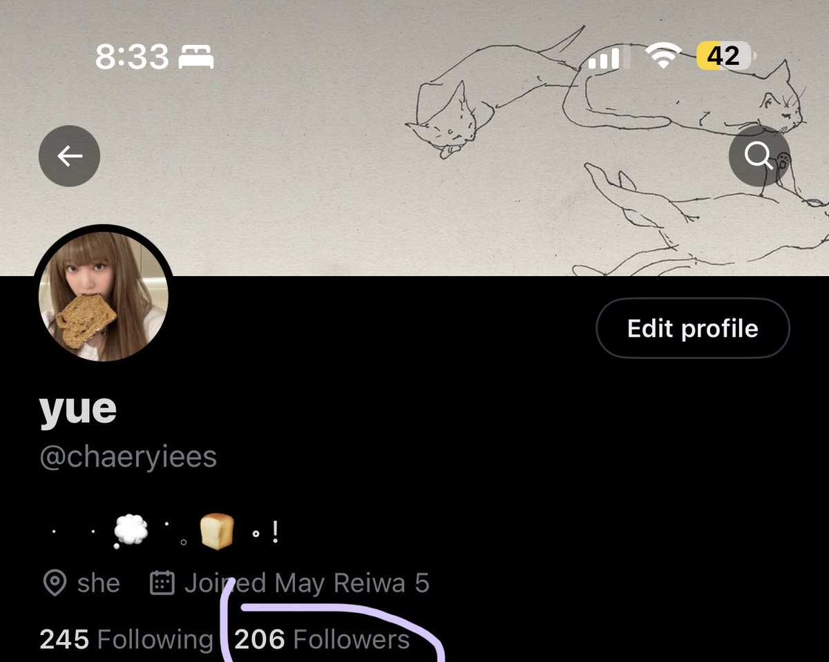 ⠀ ( 🪧 )  . . .   ⊹  ˚  𓂋  ׂ  
   thank uu all for 200+ moots ! i’m so so grateful for u all ! 🫰