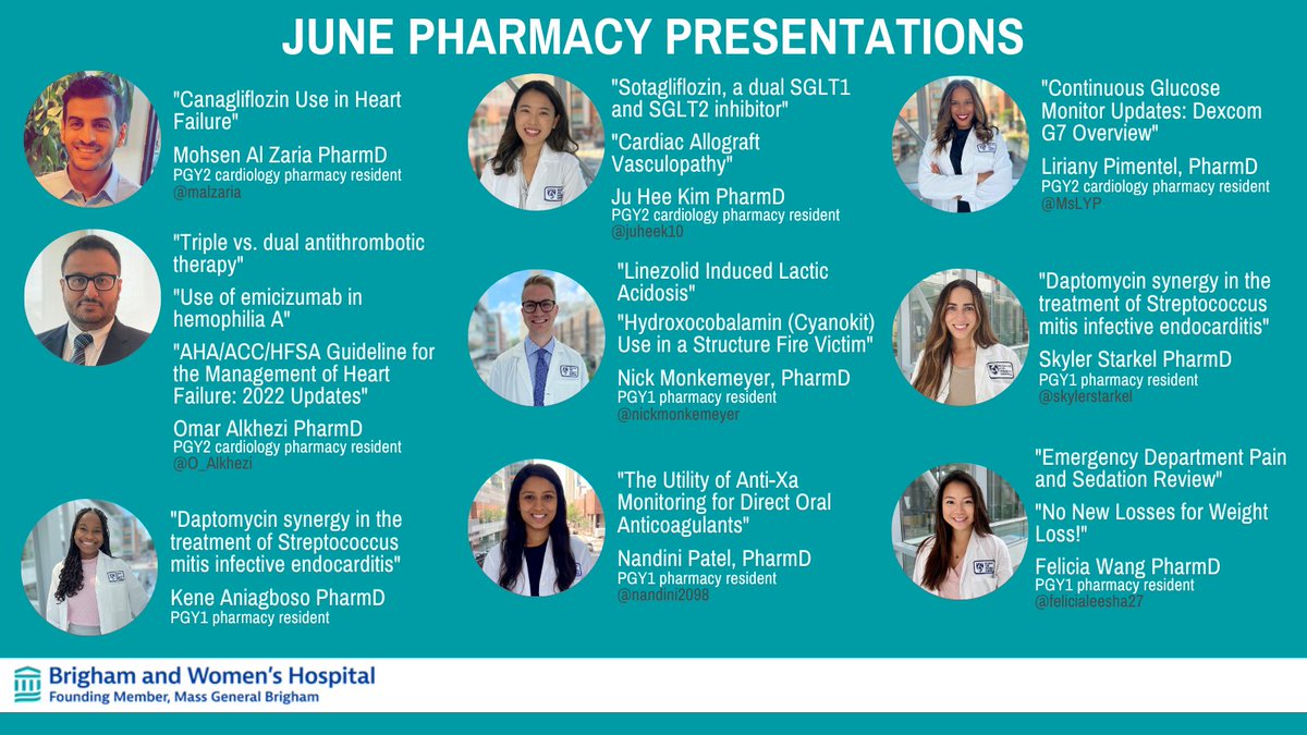 Brigham and Women’s (BWH) Pharmacy Department tweet media
