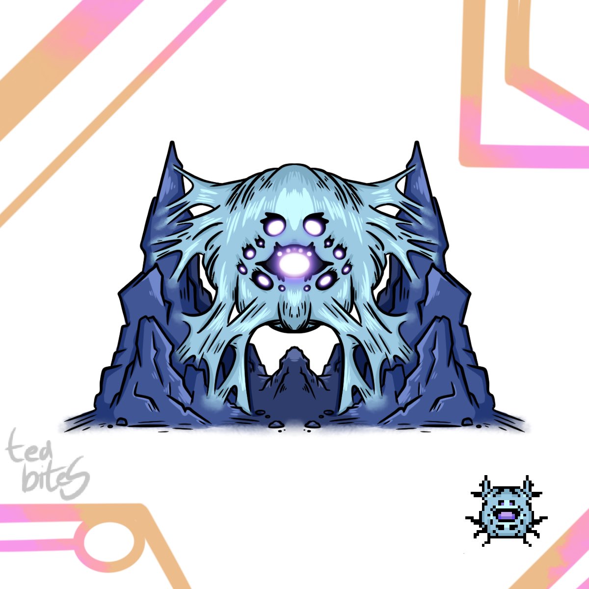 bites_tea's tweet photo. KaiJune2023: Day 30 - Cocoon
.
.
.
.
#Kaijune #Kaijune2023 #Kaijuneday30 #Kaijune2023day30 #Kaijune2023cocoon #kaijuart #kaijudesign #kaiju #monsterart #monsterdesign #monster #bug #bugs #cocoon #digimon #fakemom #fakedigimon #pokemon #digitalartist #digitalart #twitterartist https://t.co/nPrZ4goPfe