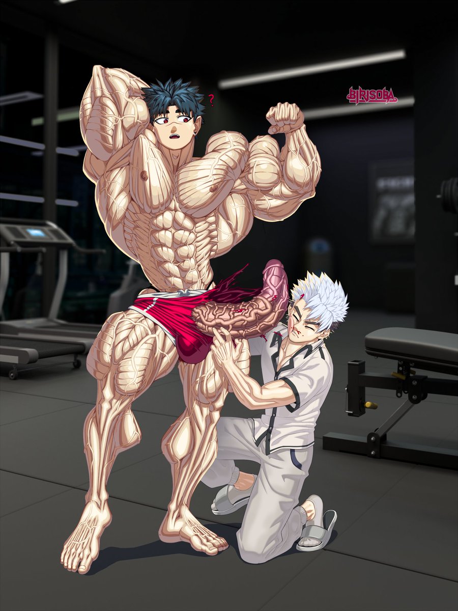 Whoops... hate when that happens. That's what you get for standing too close while I flex!