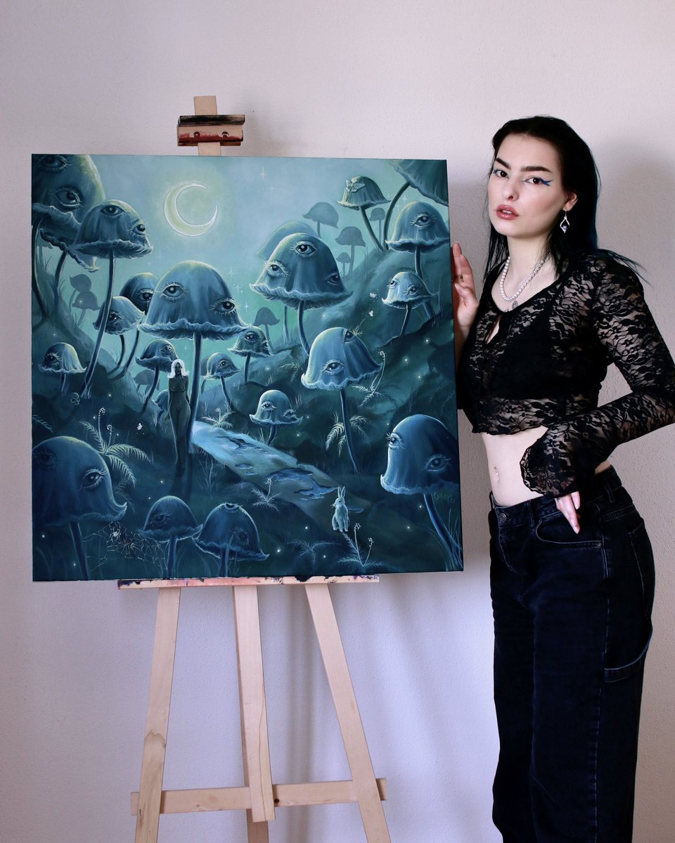 Hallo!!! 
Ihr könnt noch bis Sonntag 18 Uhr diesen tollen Jutebeutel und ein Print von diesem wundervollen Gemälde vorbestellen! 🦋 

auf: ✨  cellyart.com ✨ (werbung)

Damit würdet ihr mich sehr unterstützen  <3