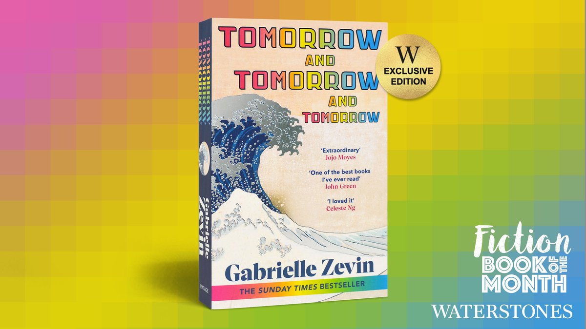 Our first book of the month title is the book that has captured all of our hearts #Tomorrowx3

Tomorrow and Tomorrow and Tomorrow is the story of Sam and Sadie. It's not a romance, but it is about love.

I know it's a phrase we use often but #Tomorrowx3 is truly a special novel.