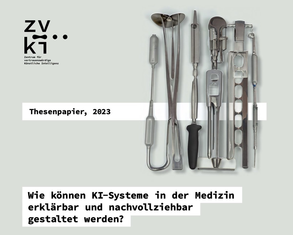 TheEMPAIA's tweet image. #AI #Explainability is an important topic within @TheEMPAIA ecosystem. A recent workshop by @zvki_de with contribution from #EMPAIA’s Christian Geißler (@DAI_Labor) has published a paper with 5 conclusions on #xAI in medicine (article in German): zvki.de/zvki-exklusiv/…
