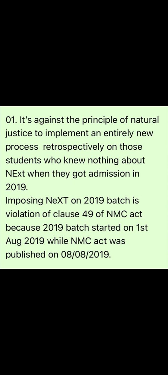 vaibhav65413859's tweet photo. @MoHFW_INDIA @PMOIndia @mansukhmandviya @DrBharatippawar @spsinghbaghelpr @PIB_India @mygovindia @AmritMahotsav #NMC forcefully putting #NEXT On 2019 batch
We don’t want #NEXT
 #NMC take back his decision

#NONEXTFOR2019BATCH
#NONEXTFOR19BATCH
#CANCELNEXT

@NMC_IND @MoHFW_INDIA 
@mansukhmandviya 
@KapilSibal @official_aimsa 
@ianilradadiya @AIDSO_AIC https://t.co/K9kMZO9BY1