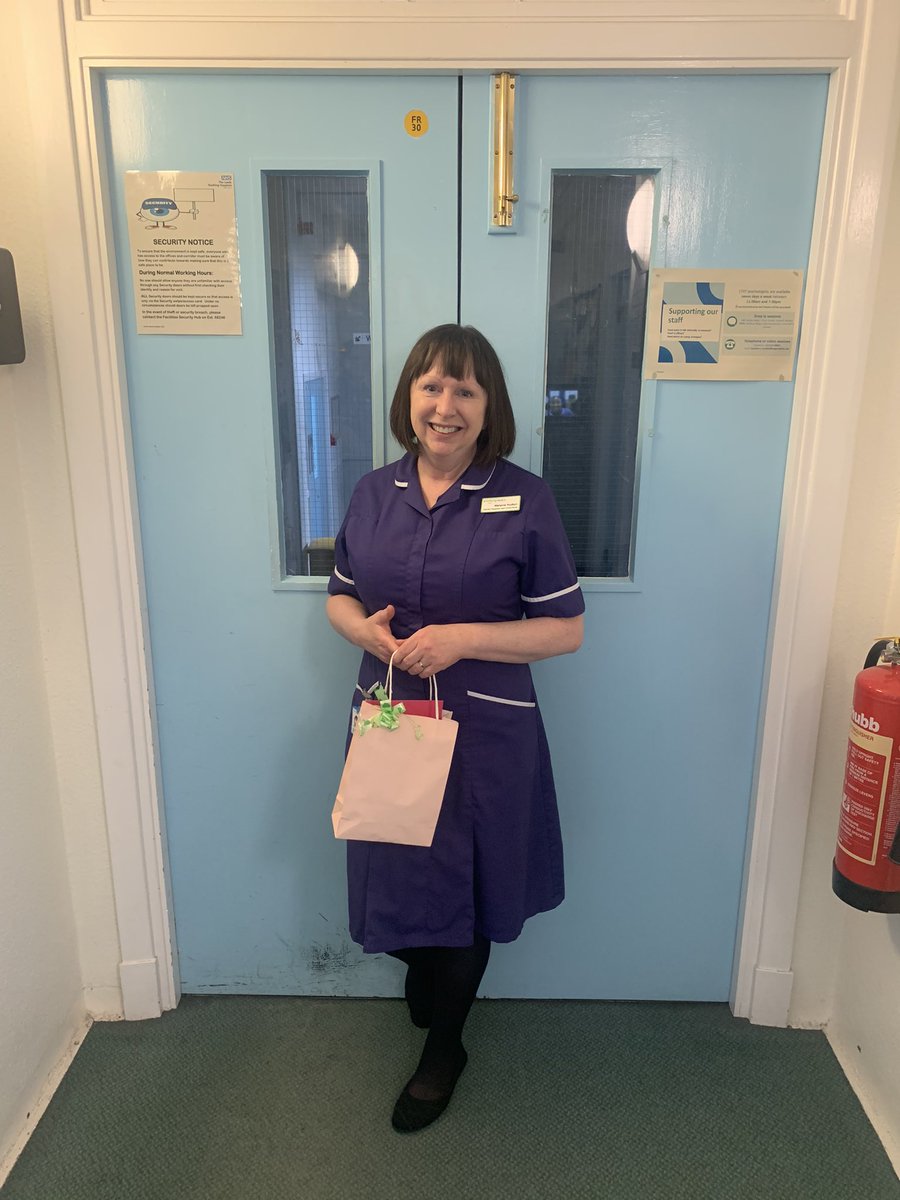 Our dear team member Mel is retiring after 43 years of service in the NHS! Fortunately for us she’s coming back after a well earned break! @LeedsHospitals #IPC