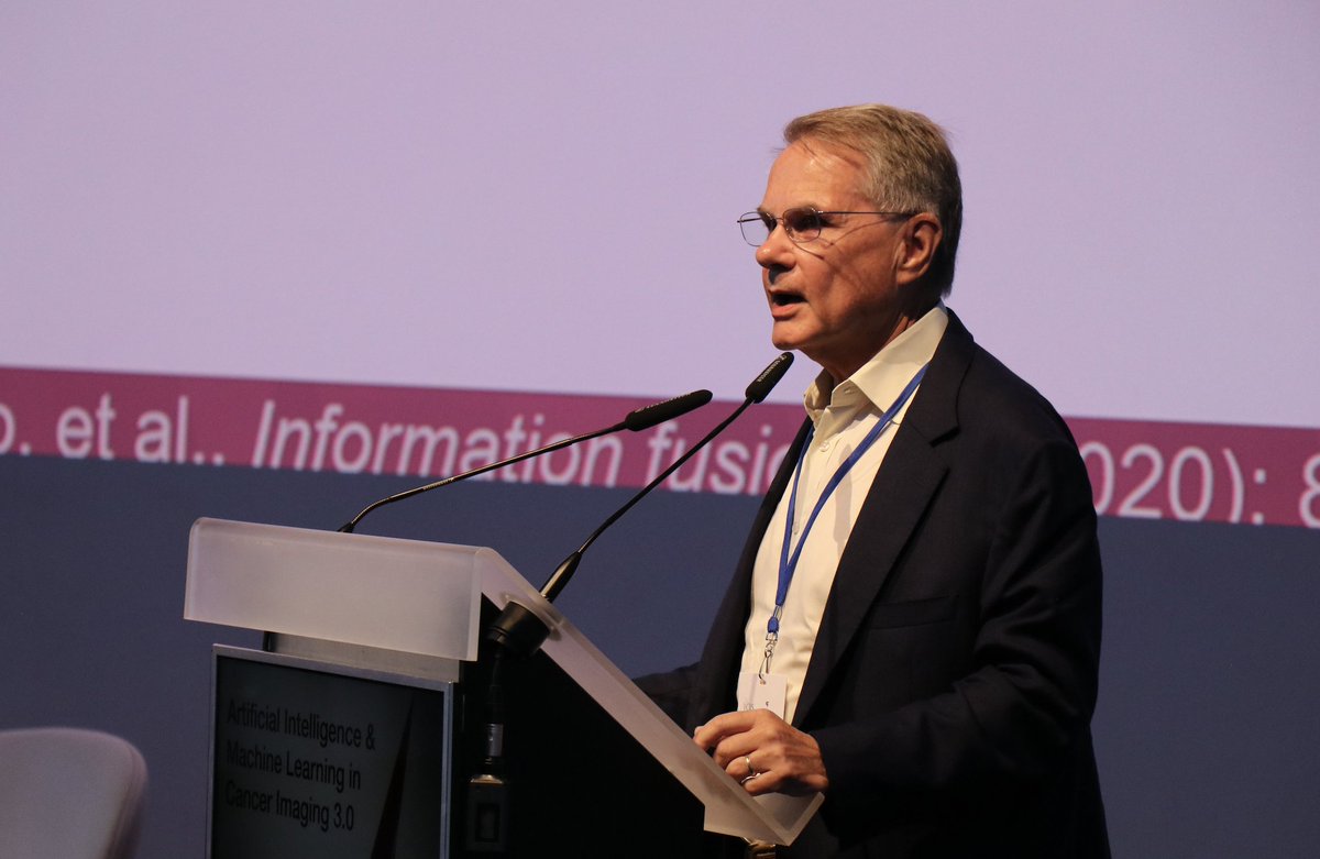 ICIS_News's tweet photo. #AI & #MachineLearning in #CancerImaging 3.0 'Enhancing AI through Healthcare' is underway in Lisbon! Attendees from 21 countries have been enjoying talks from our expert Faculty
Clockwise: Prof Luis Marti-Bonmati, Dr Jayashree Kalpathy-Cramer Prof Charles Kahn & Dr Fred Prior https://t.co/rFT3tvR7DX