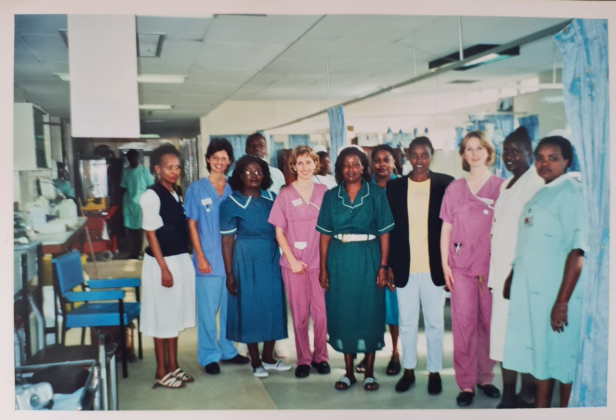 Thoroughly enjoyed my NMC Revalidation conversation with @Lynch4Fiona today. Not only did we reflect on the past 3 years... but the experience we shared working in Kenya 22 years ago! What a team! #MEAKCharity #NHS #PICU