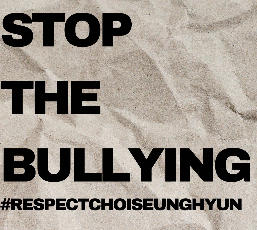 eramoreugedda's tweet image. I STAND WITH CHOI SEUNGHYUN. 

#RESPECTCHOISEUNGHYUN