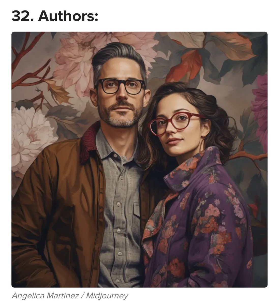 Here’s what AI thinks authors look like, according to Buzzfeed.

First of all, where are their dark circles?!

#AuthorsOfTwitter #WritersofTwitter #WritingCommunity #WritersLife