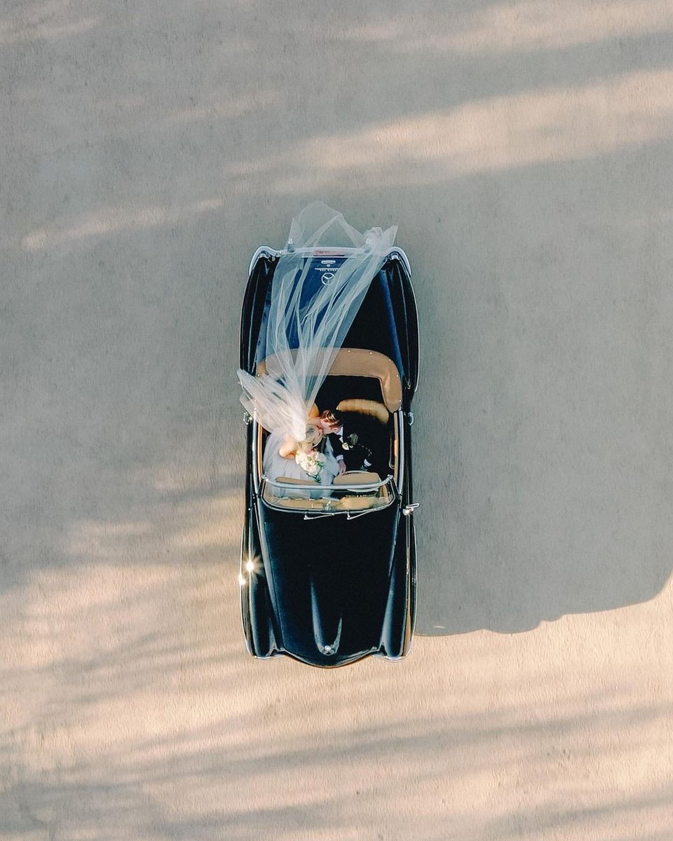 Just married 💍⁠
⁠
⁠
⁠
@elysehallphotography @outstandingoccasions @luxflorist @idiehdesign @makiajbeauty @lovestoryfilms⁠
⁠
⁠
⁠
⁠
#weddingcar #elchorrolodge #paradisevalleyaz #scottsdalebride #arizonaweddings #weddinginspo #happilyeverafter #tiedtheknot #desertwedding