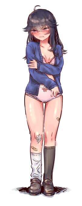 ○学生らしいダサ下着plz 