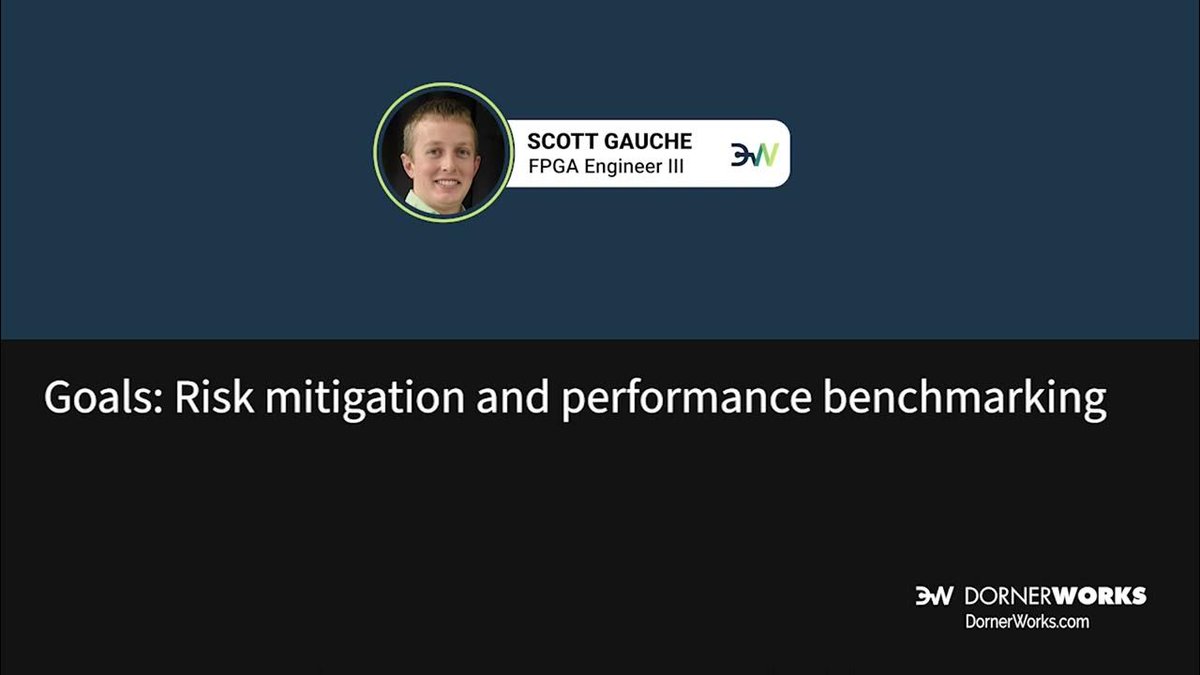 DornerWorks's tweet image. Accelerate medical device development with FPGAs! DornerWorks helps you save time and resources by modeling and testing functionality early. Learn more from our #FPGA engineer Scott G. in this video: buff.ly/442i9ly #MedicalDevices #MedicalDeviceDesign