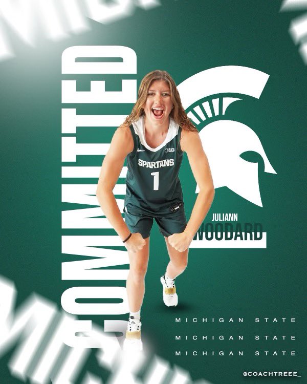 juliann_woodard's tweet photo. Here’s to the next chapter! Go Spartans! 💚 🤍 #committed https://t.co/C2HQBUXWxR